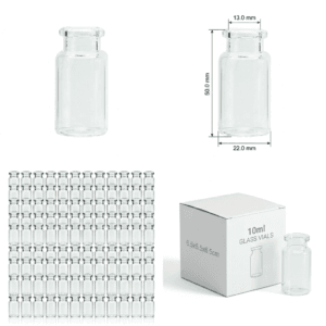 10ml glass vials