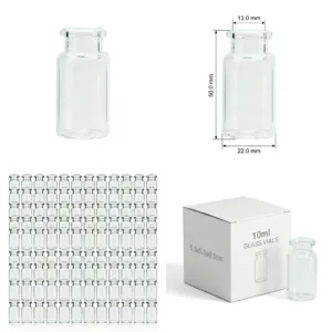 10ml glass vials