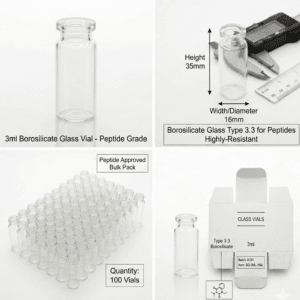 3ml peptide vials 100pcs