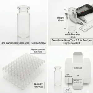 3ml peptide vials 100pcs