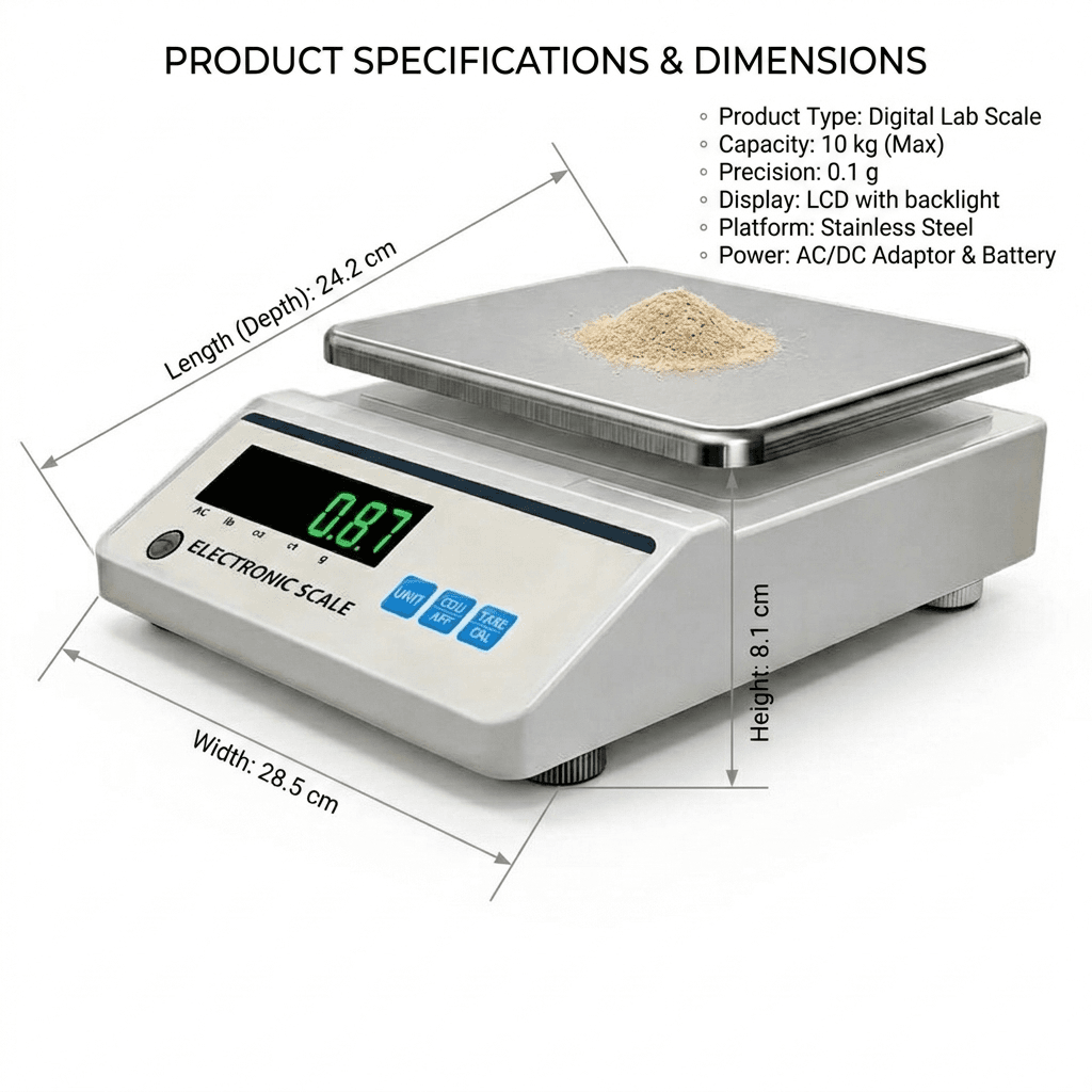Digital Lab High-Precision Electronic Scale